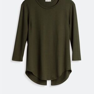 RD Style Dark Olive Long Sleeve Top